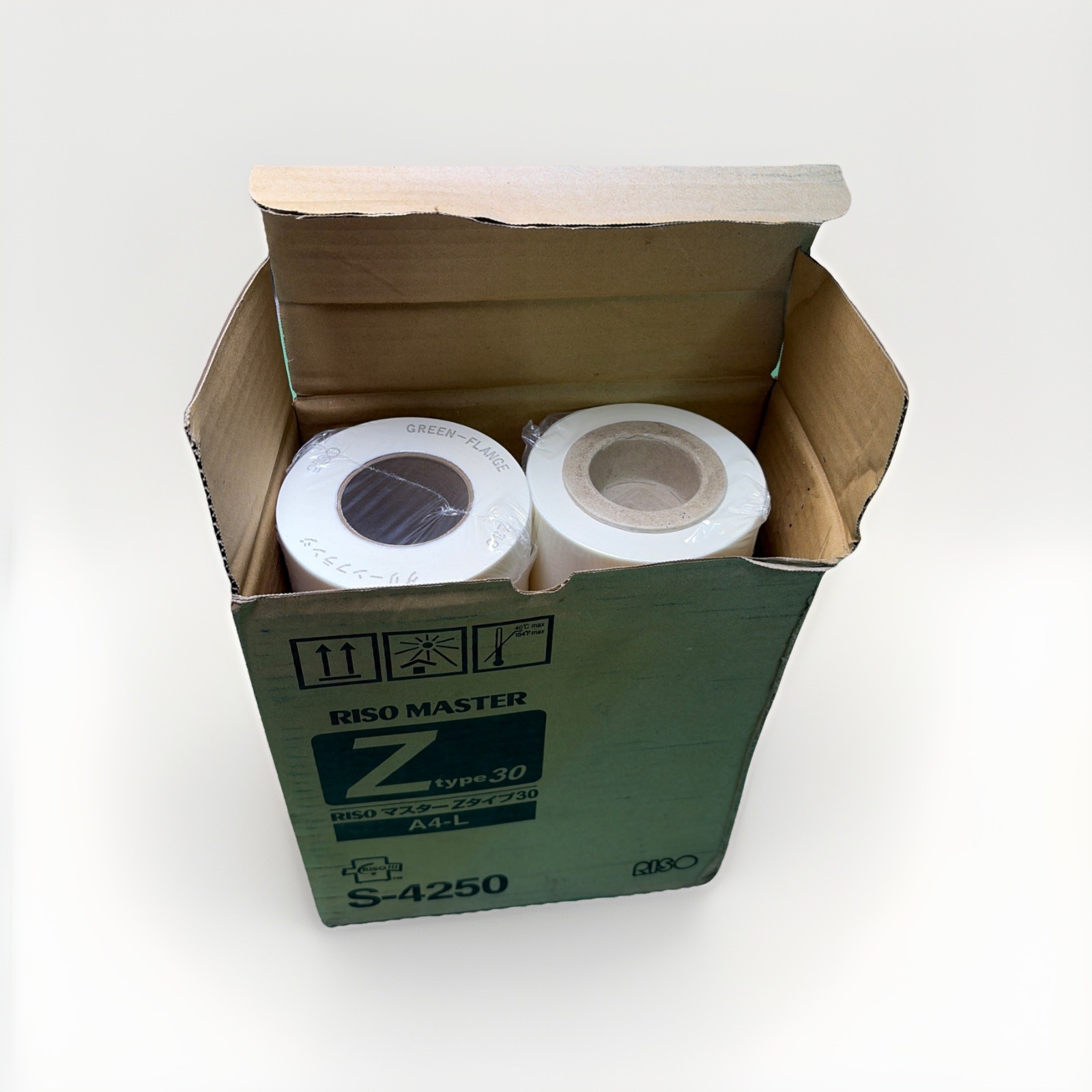 RISO Master S-4250 Ztype30 Paper 1 Box 2 Rolls Z30 S-8188UA For EZ220, EZ221U