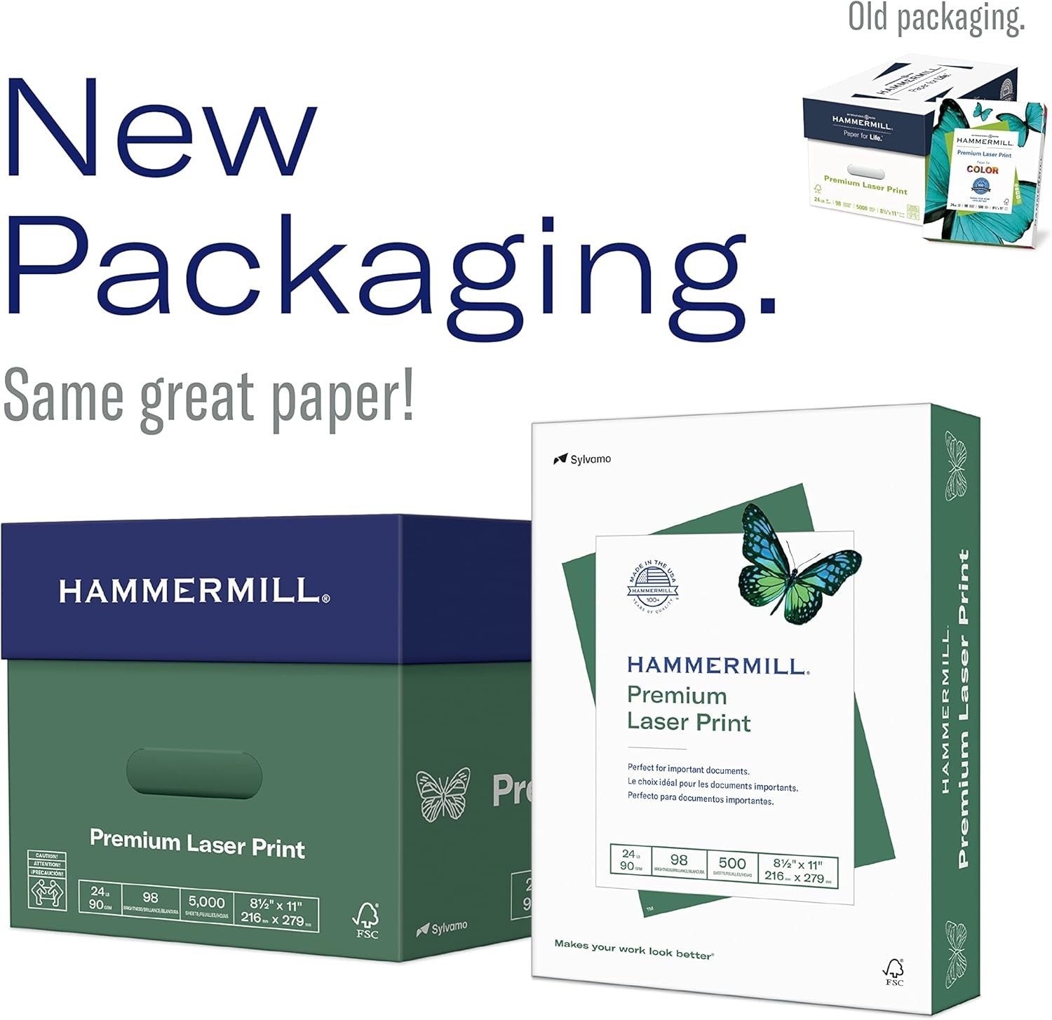 Sustainable 24 lb Copy Paper | 8.5 x 11 | 3 Hole | 500 Sheets – Sharp Prints