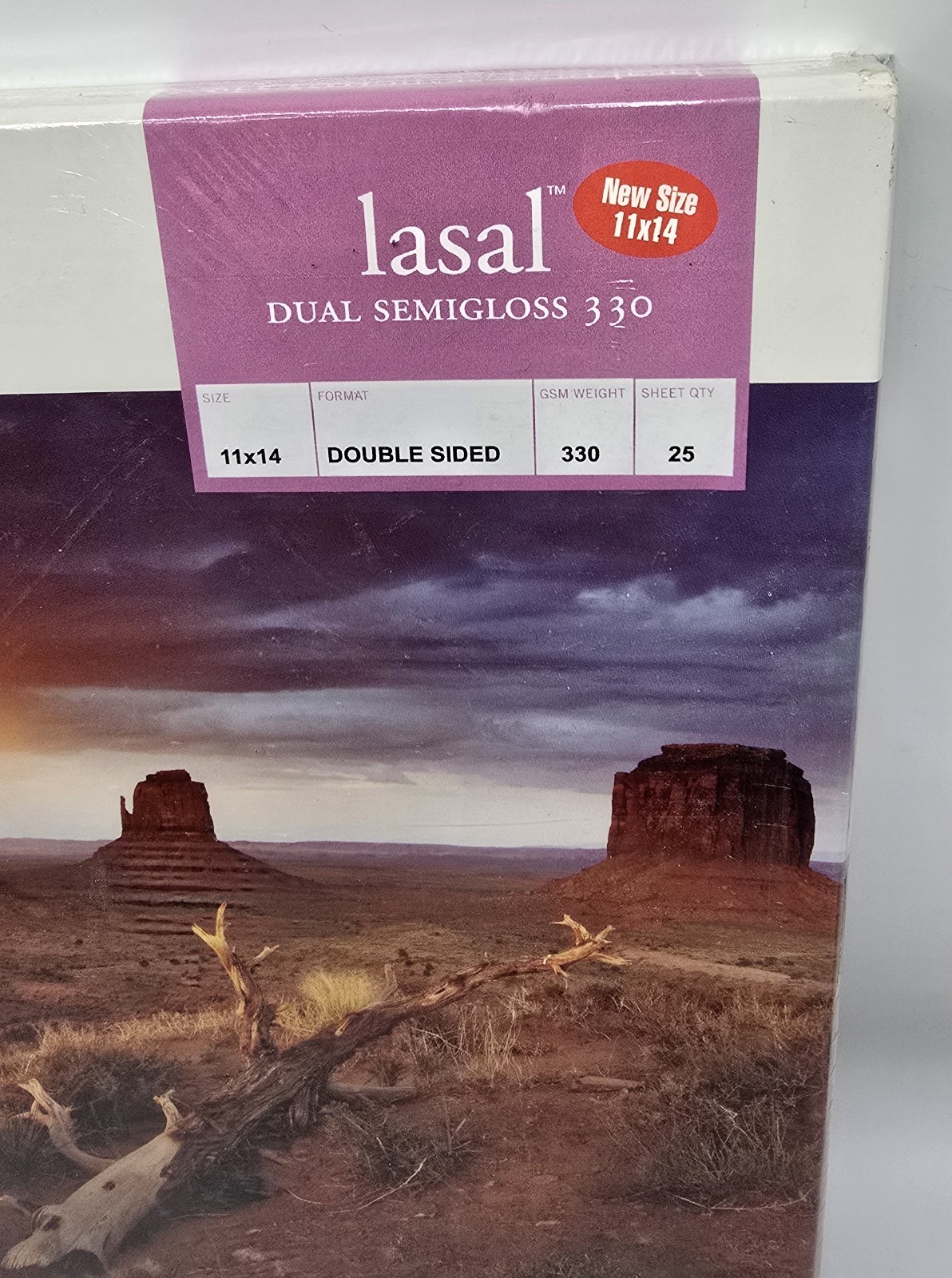 MOAB by Legion Paper Lasal Photo Dual Semigloss 330 11×14-25 Sheets-NEW SEALED