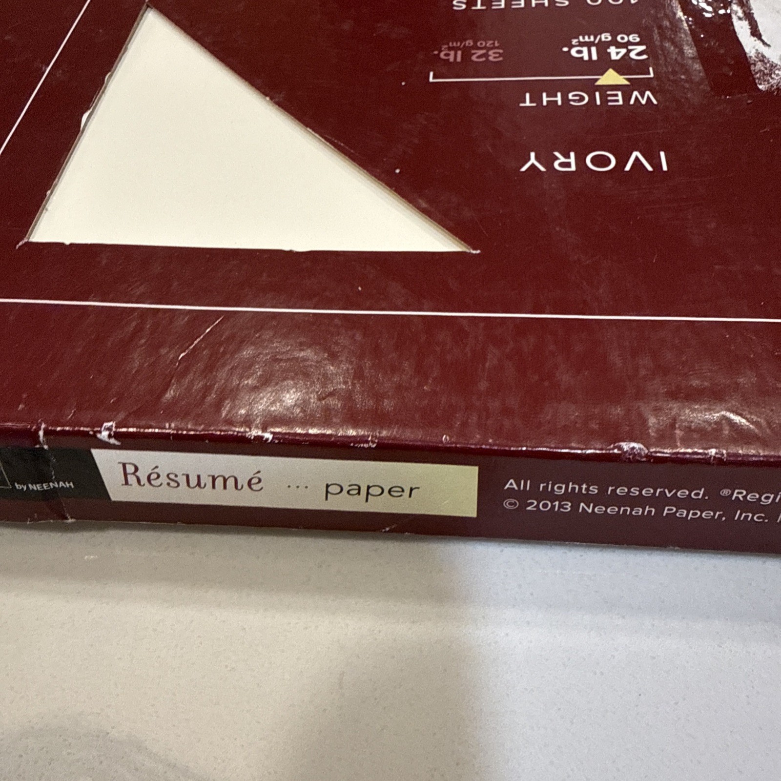 50 Sheets-Southworth Company 24Lb. Ivory Linen Business Paper