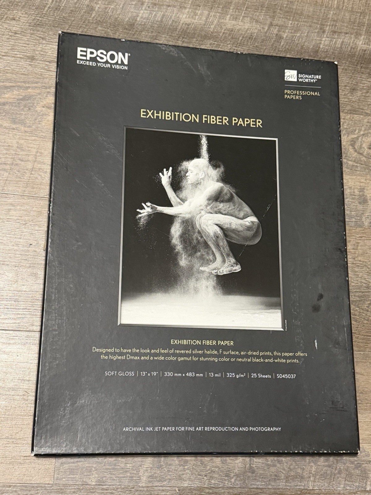 Epson Exhibition Fiber Paper 13×19 S045037 – full box = 25 Sheets