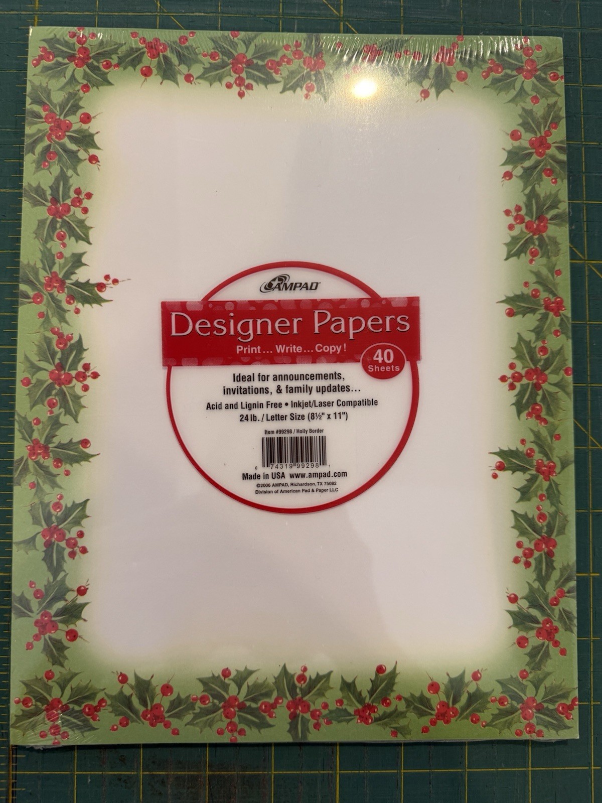 Christmas Designer Paper – 40 Sheets