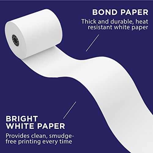 Kitchen Printer Paper for Clover Kitchen Receipt Printer 20 Rolls & 1 Ribbon