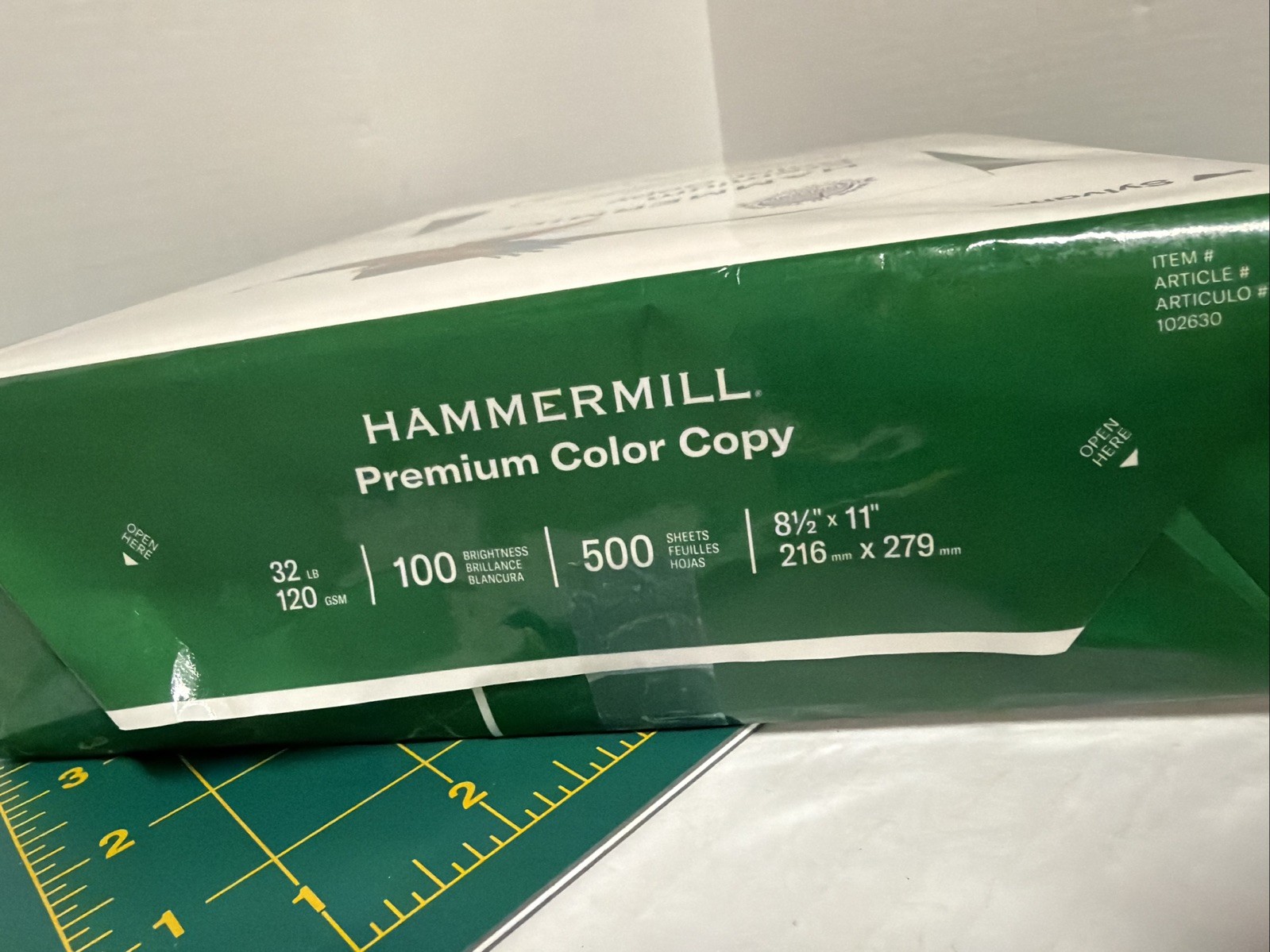 Hammermill Premium Color Copy Paper 100 Bright White 32lb 8.5 x 11 500 Sheets
