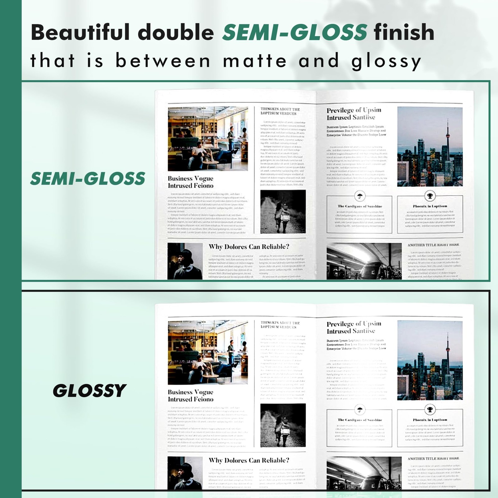 100 Sheets 8.5×11 Inch Koala Double Sided SemiGloss Photo Paper 48LB Inkjet