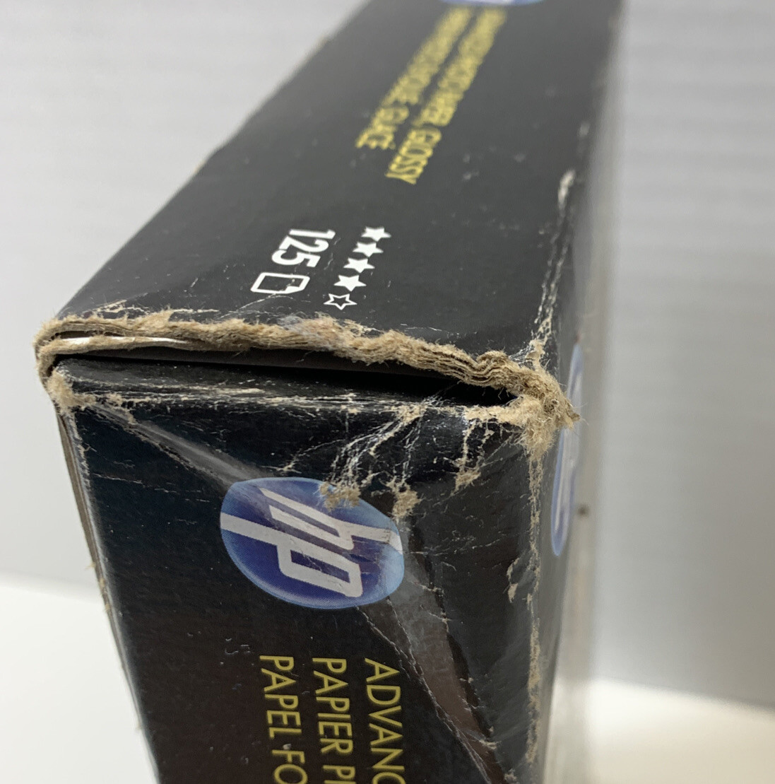 HP Advanced Glossy Photo Paper – 125 Sheets- 4 x 6 NIB New In The Box