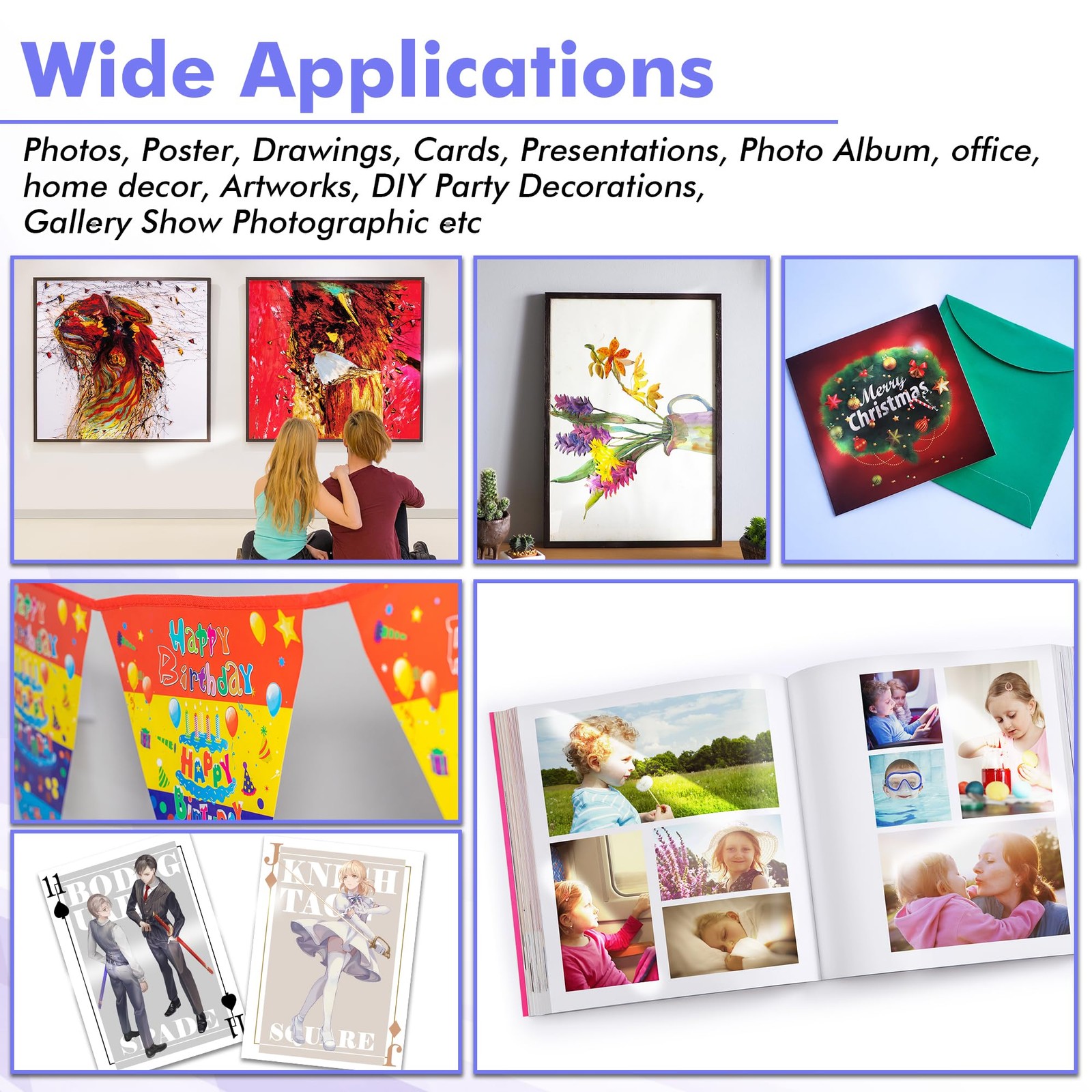 Koala Glossy Inkjet Photo Paper Thick 11×17 Inch 100 PCS 54LB 200gsm Dye