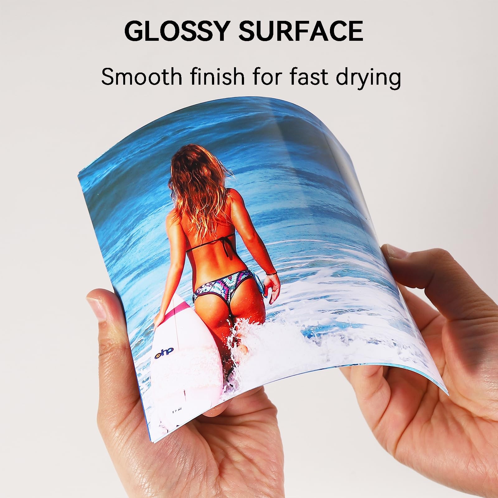 Glossy Inkjet Photo Paper 36 Sheets 8.5×11 Inches 53lb Professional Photograp…