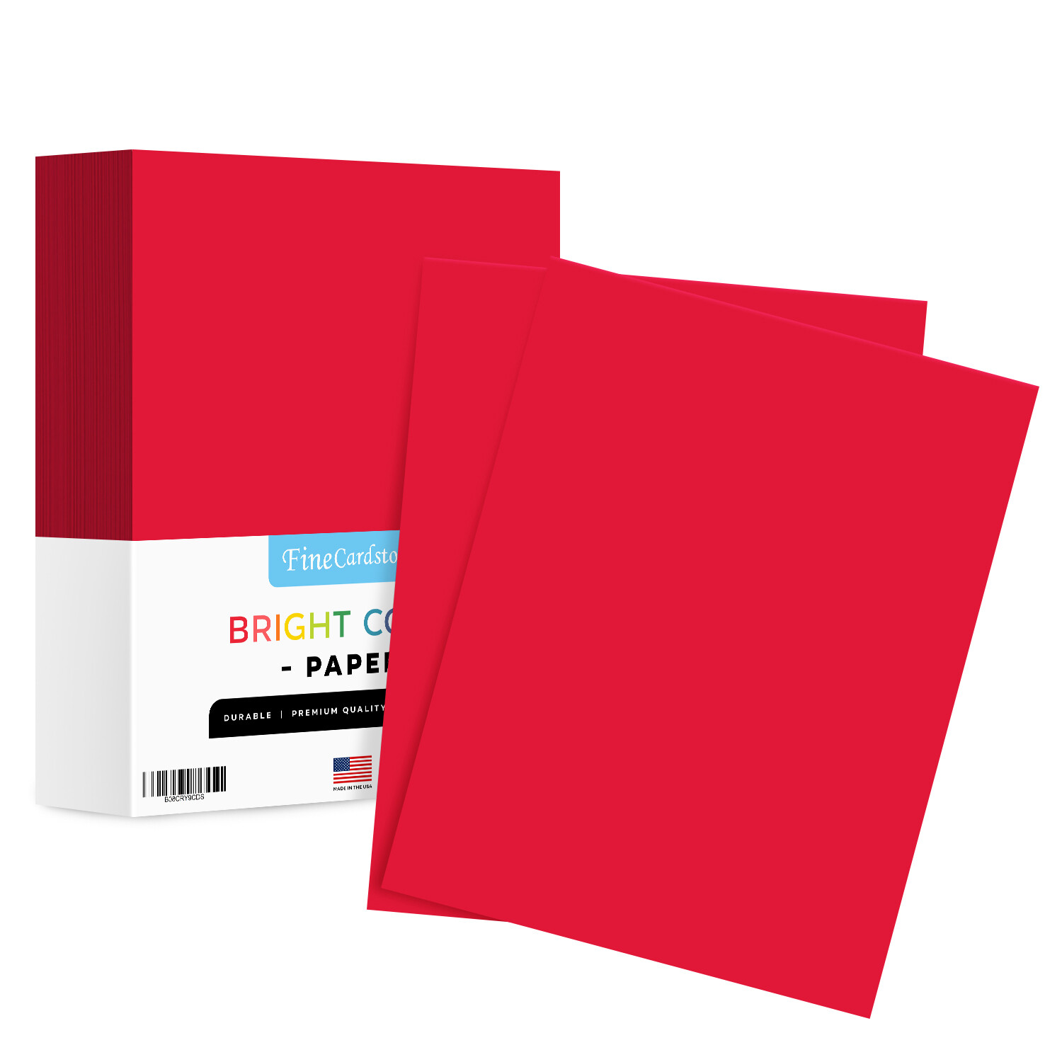 Mohawk BriteHue – 8.5 x 11″ Red Color Paper – 24lb / 60lb Text Vellum – 500 Qty