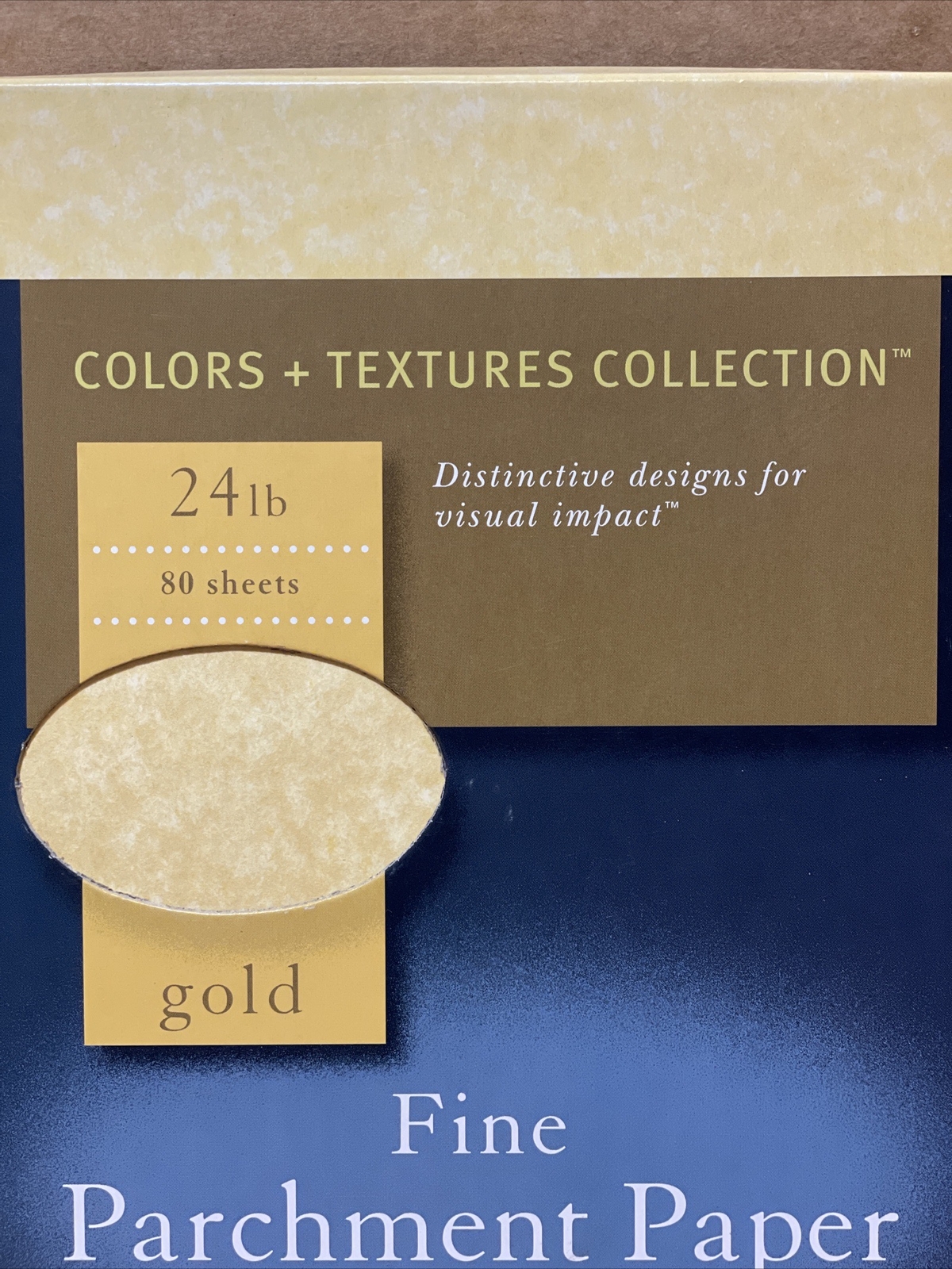 Southworth Gold Parchment Paper 24 lb 8 1/2 x 11 Laser and Ink Jet Printer 80 Sh