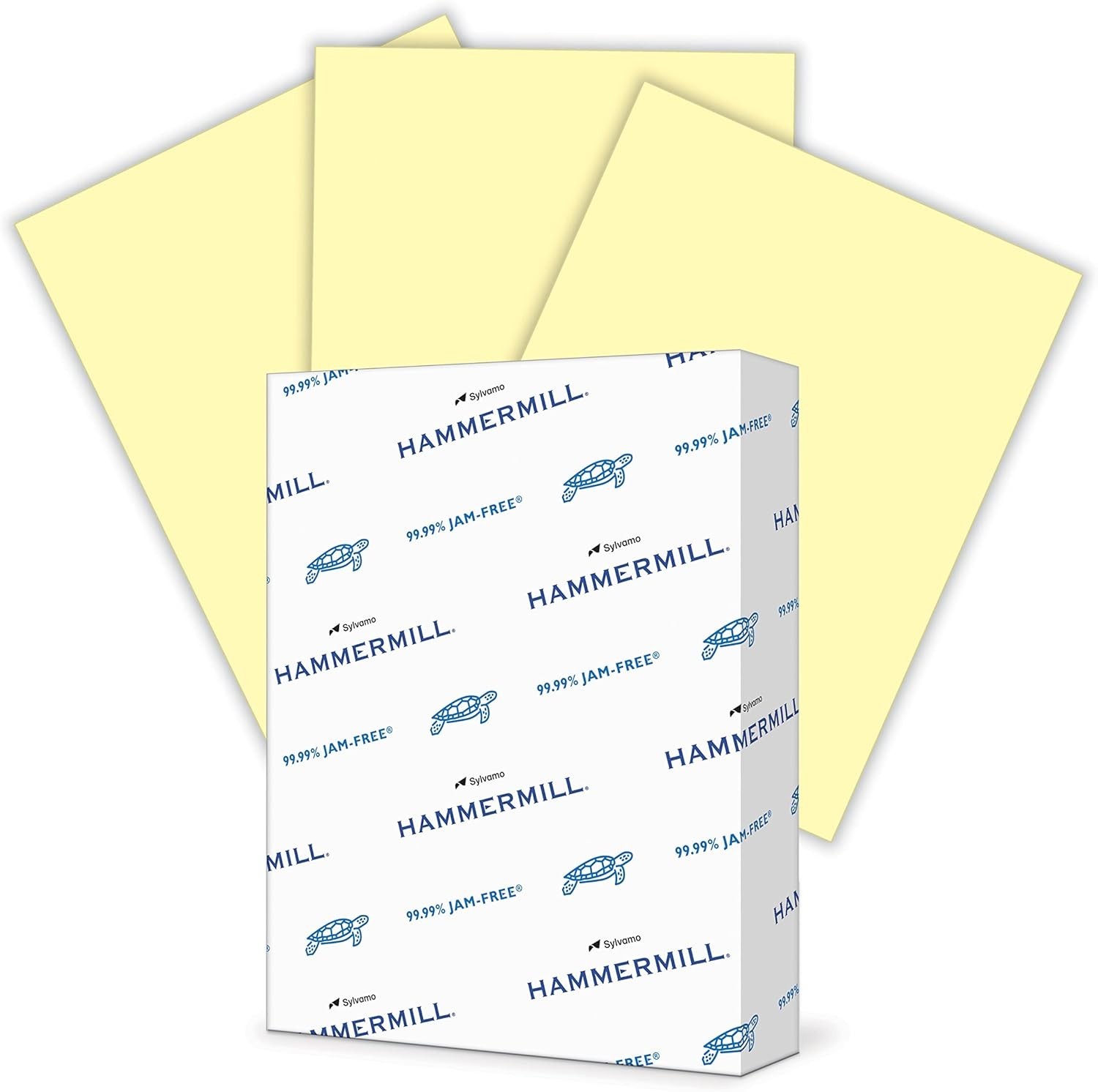 8.5 x 11 Canary Colored Paper, 500 Sheets, 20 lb with High Brightness Finish