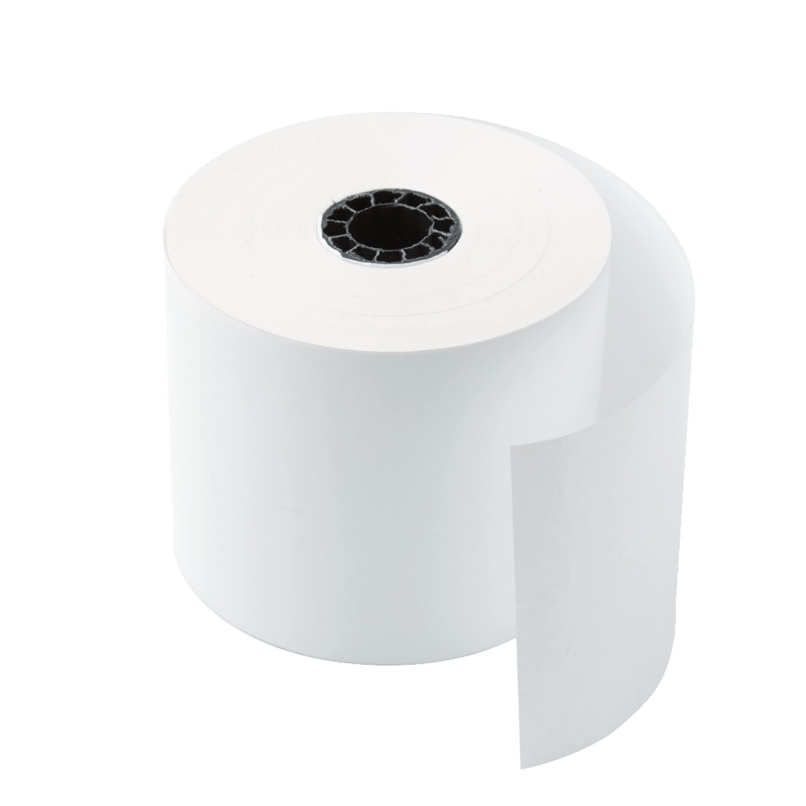 Office Depot 1-Ply Paper Rolls, 1 3/4in. x 128ft., White, Pack Of True, White