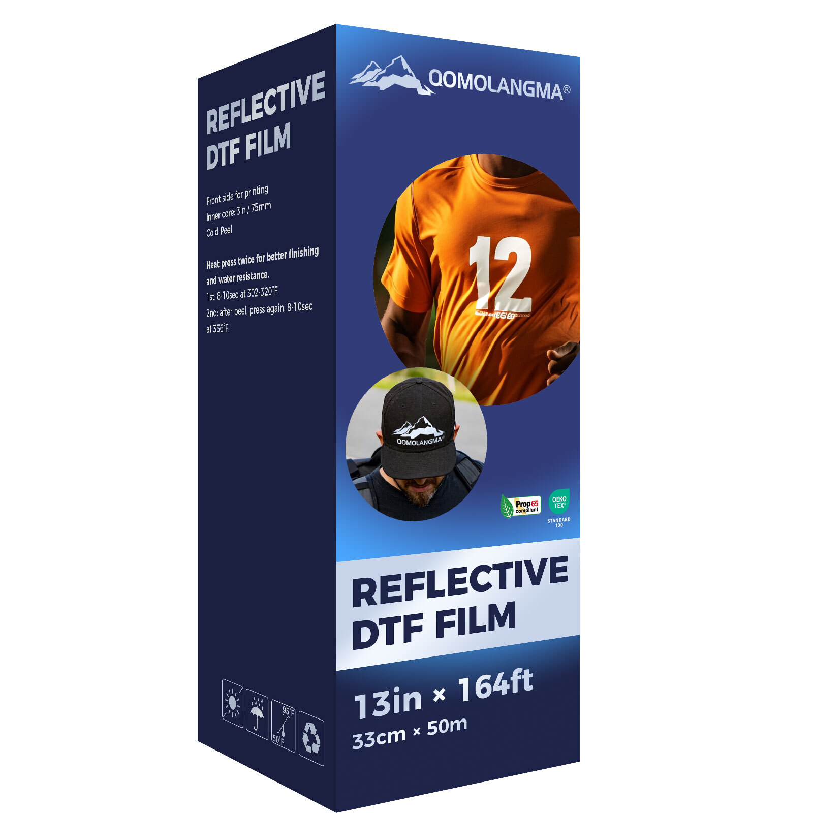 Cold Peel 13in Reflective Colorful DTF Film Roll for DTF Transfer Wholesale