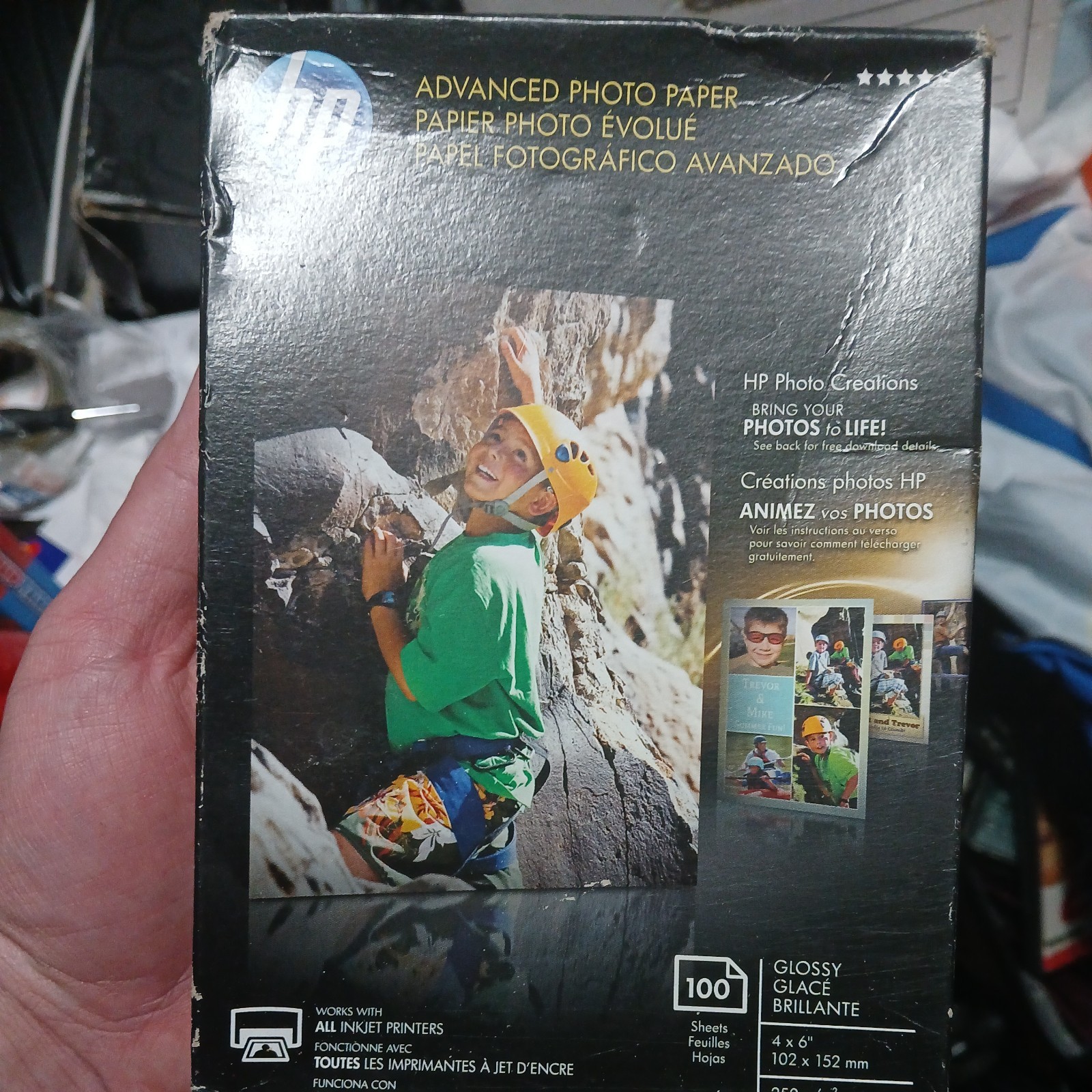 Hewlett Packard Q6638A 4 x 6 inch Glossy Printer Paper – 100 Sheets