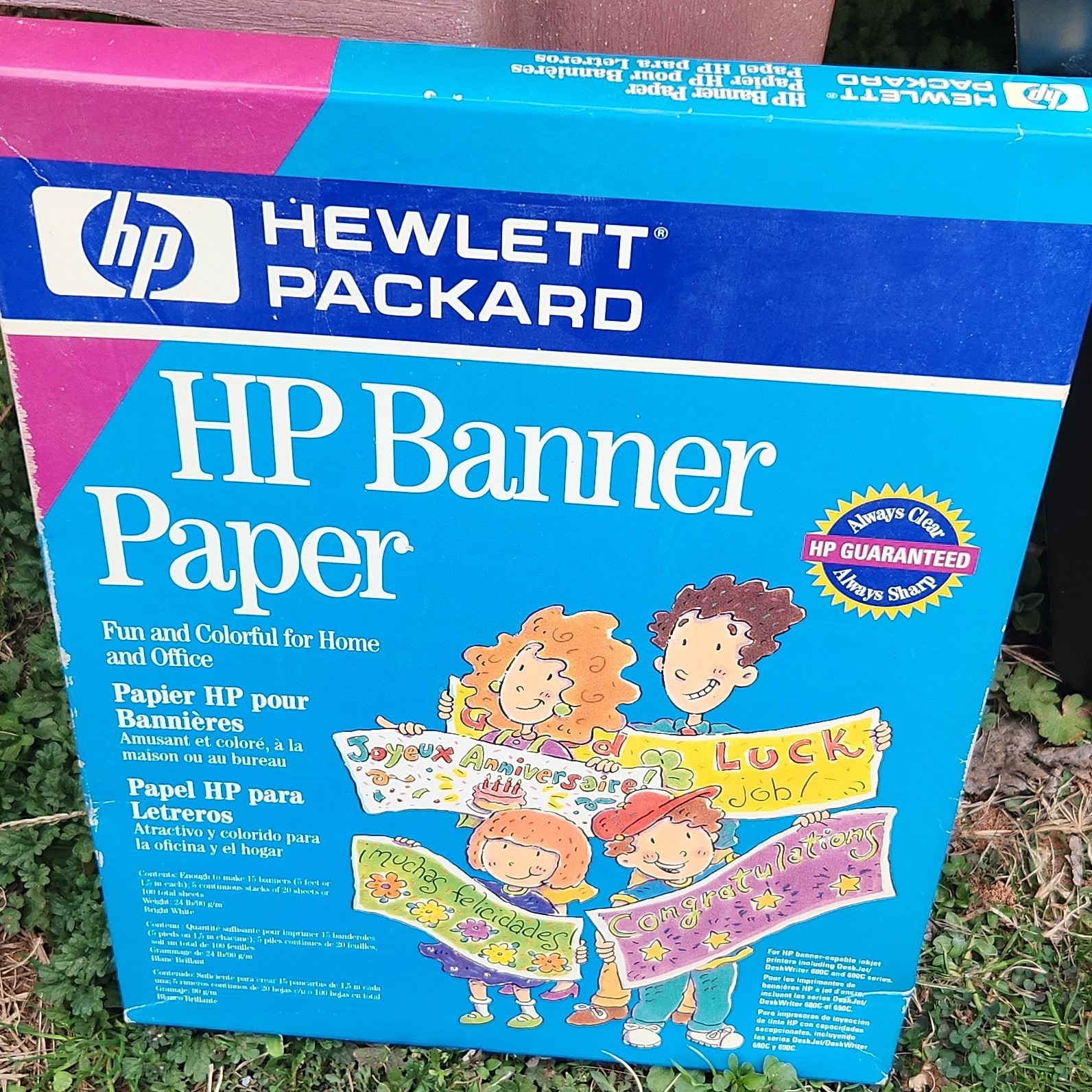 HP Banner Paper Fun and Colorful for Home and Office