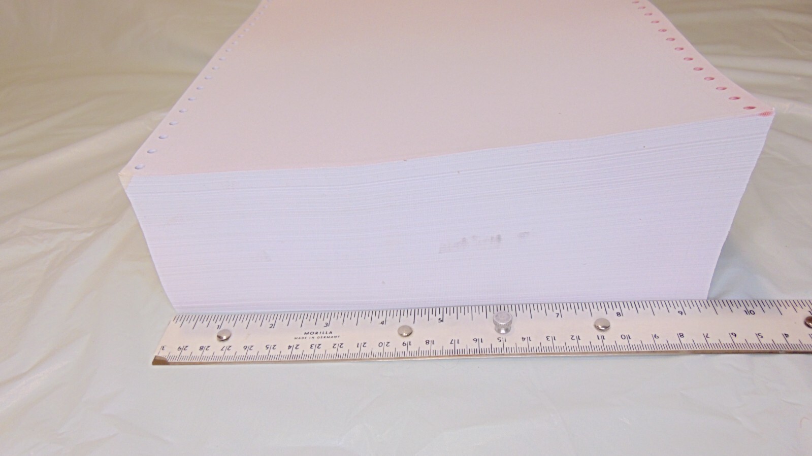 Continuous Feed Computer Paper for Dot Matrix Printer Blank 9.5X11 Inches