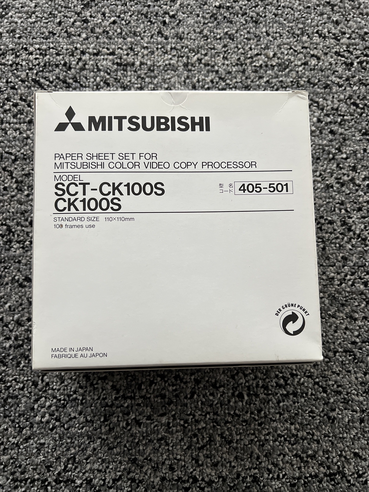 Mitsubishi Paper Sheet Set CK100S SCT-CK100S