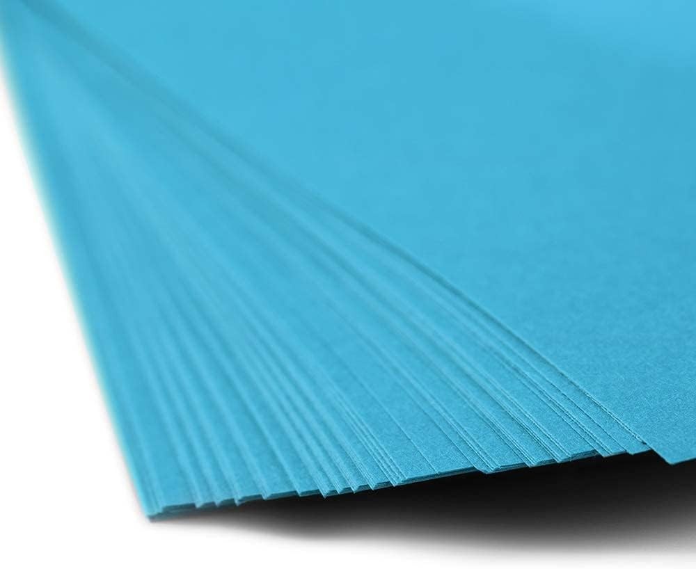 Bright Blue 24lb Smooth Paper – 50 Recyclable Sheets for Invitations & More