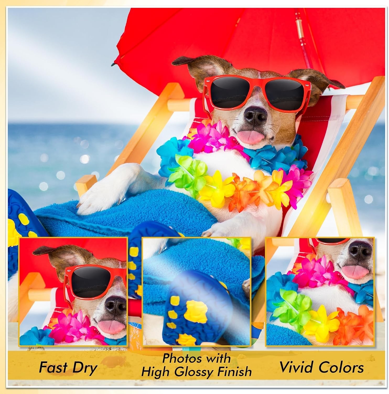 High Gloss 11×17 Inkjet Paper – 100 Sheets, Perfect for Brochures & Flyers