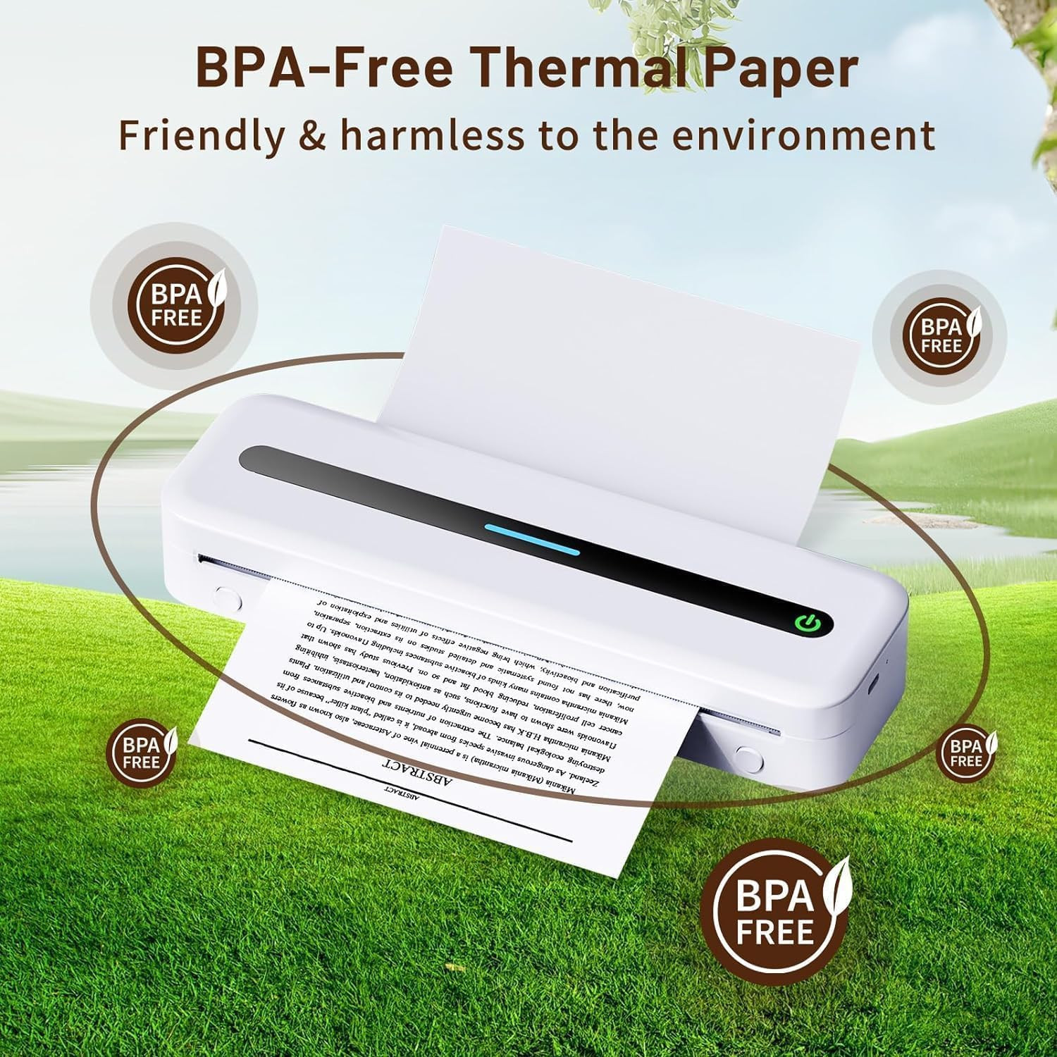 A4 Thermal Printer Paper | 100 Sheets | 210X297Mm (8.27″ X 11.69″) | Compatible
