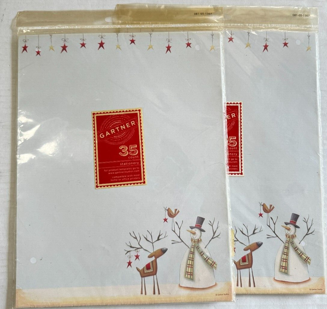 Christmas Thanksgiving Holiday Inkjet Printer Paper Letter 8-1/2″ x 11″ LOT of 4
