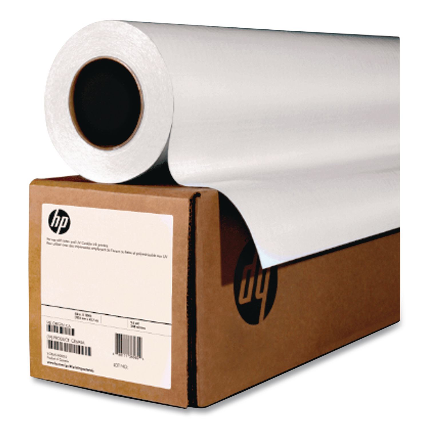 HP Inkjet Print Matte Film 36″x125ft Matte 72 Brightness 1 Roll White 51642B
