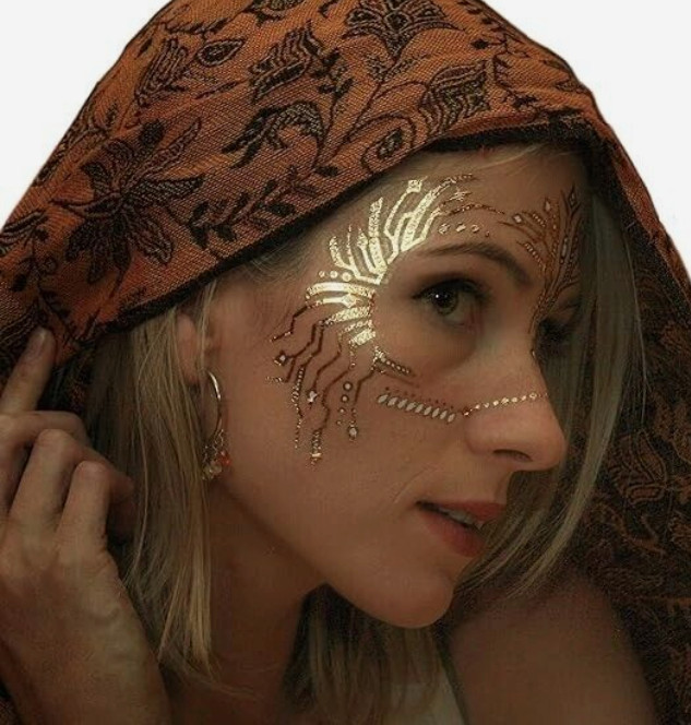 INKJET Temporary Tattoo Tatoo GOLD Transfer Decal Paper 8.5”x11” 10Sh Made In US