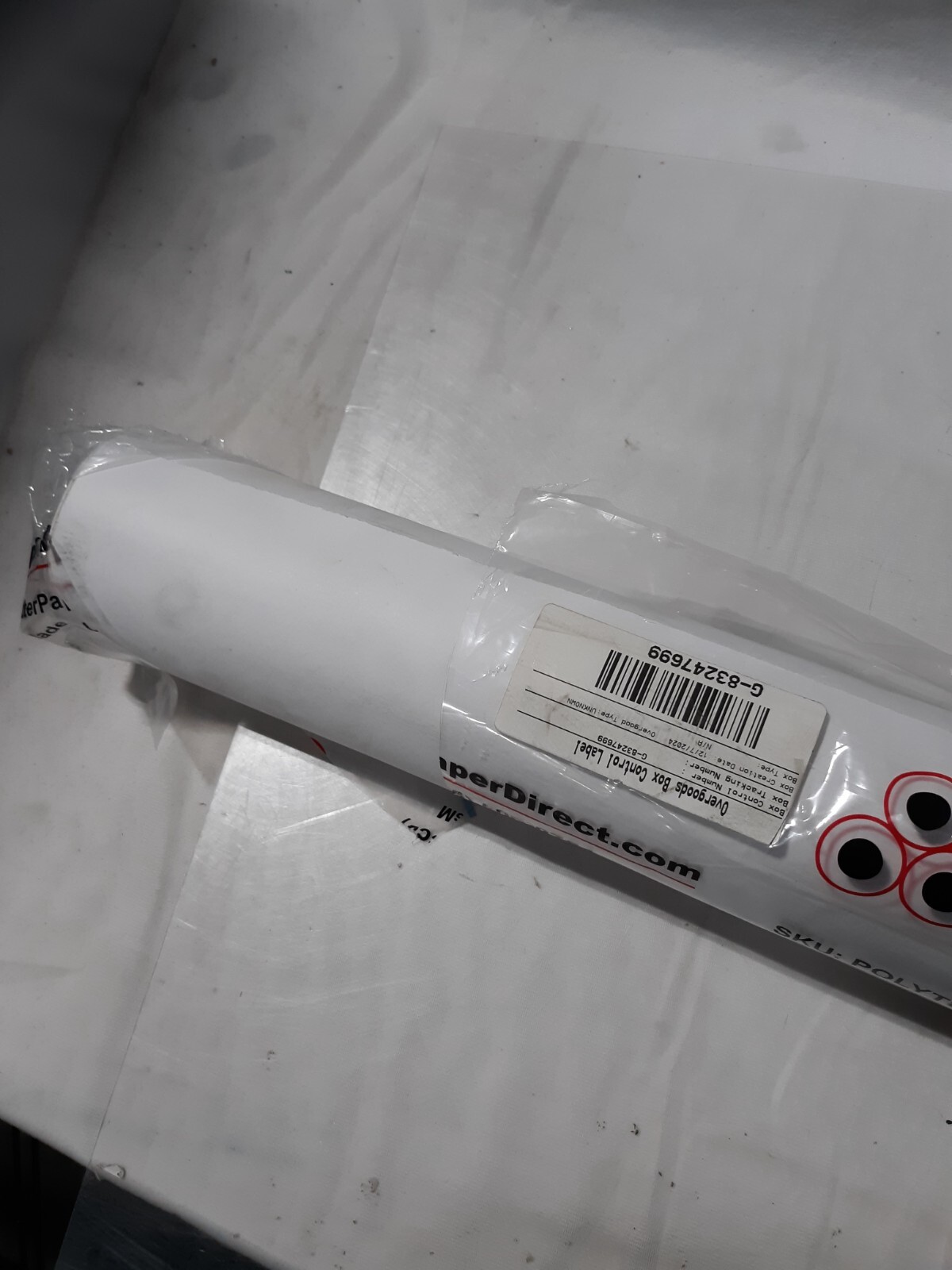 Plotter Paper Direct PolyT844 Plotter Paper – 1 Rolls, White- 36″ x 500′