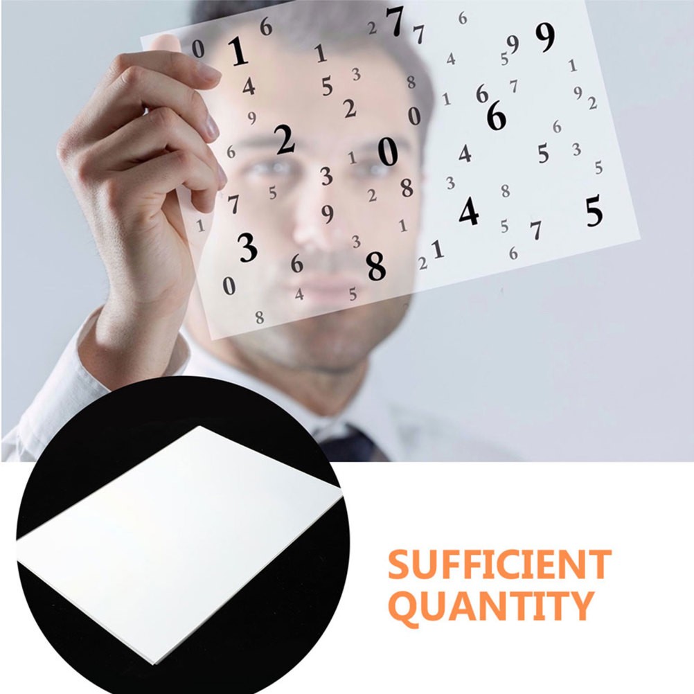 Clear Reusable Transparency Film for Inkjet Printer High Clarity Sheets