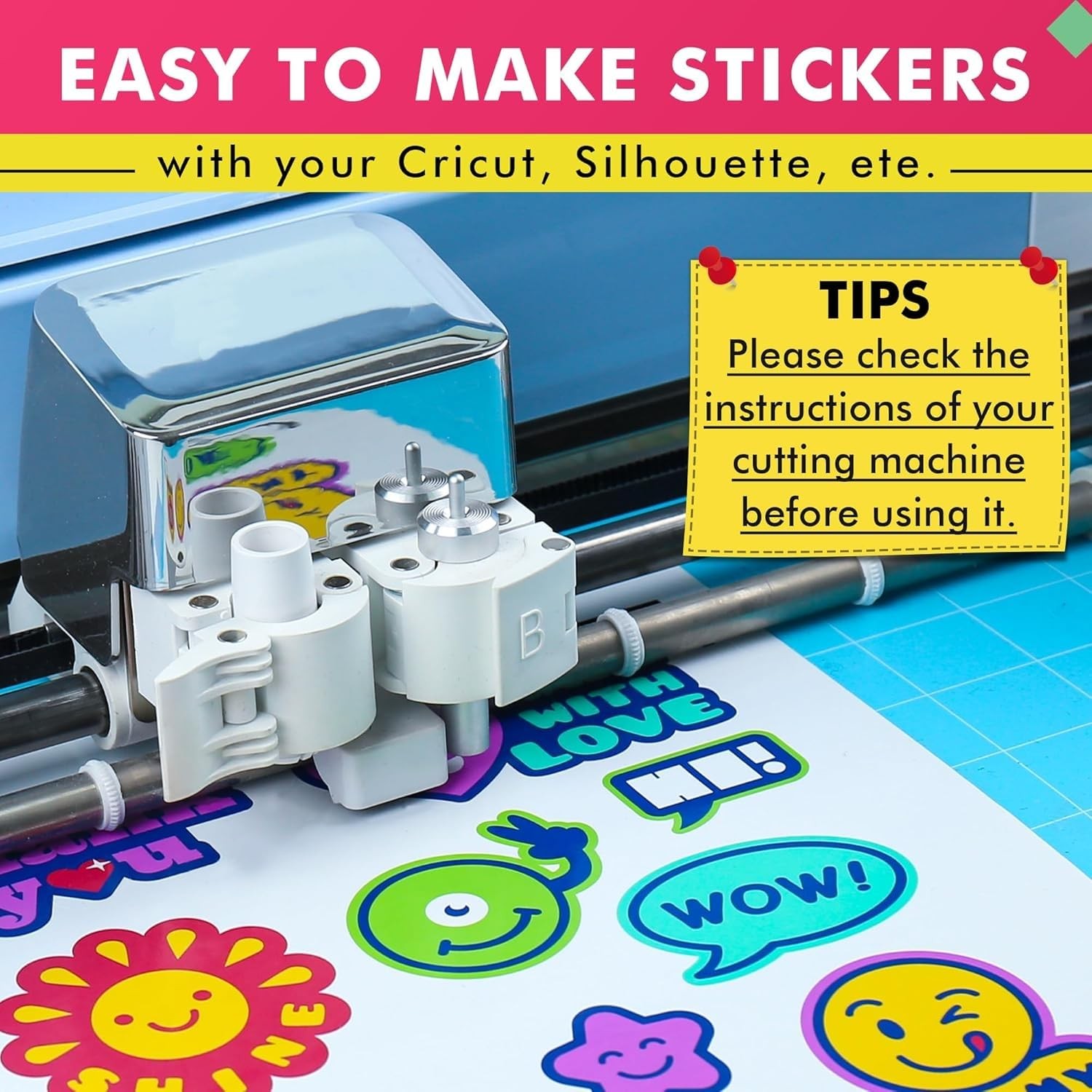 Koala Printable Vinyl Sticker Paper for Inkjet and Laser Printers, 25 Sheets …