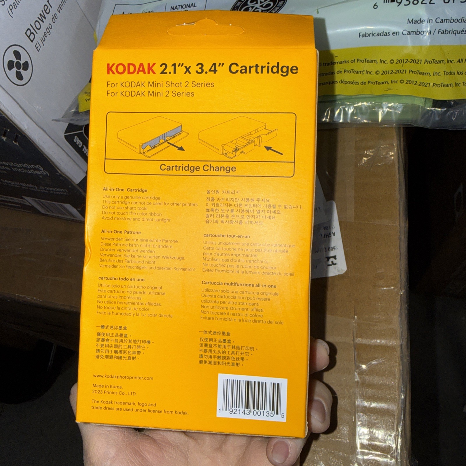 Kodak Cartridge 2.1 X 3.4 30 Sheets For Kodak Mini Shot 2 Series Brand New