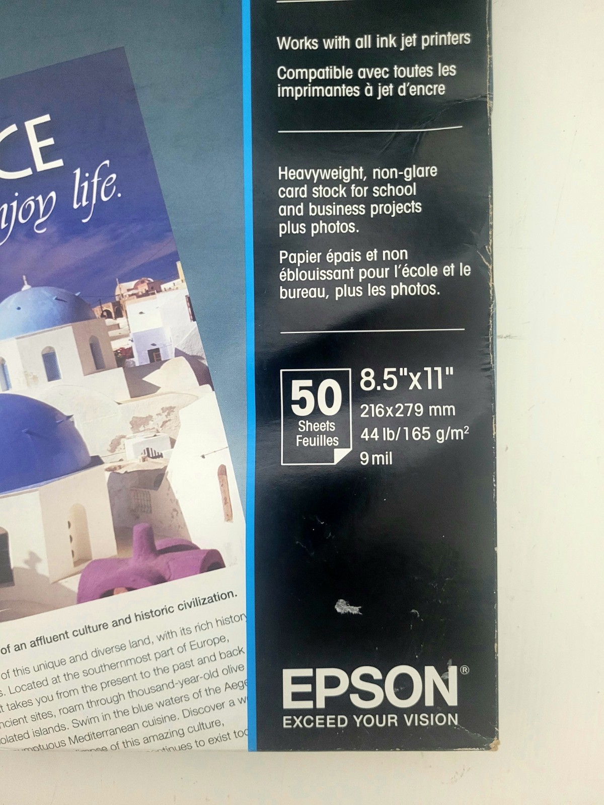 Epson Premium Presentation Paper Matte 8.5 X 11″ – Read Description Open Box- 44