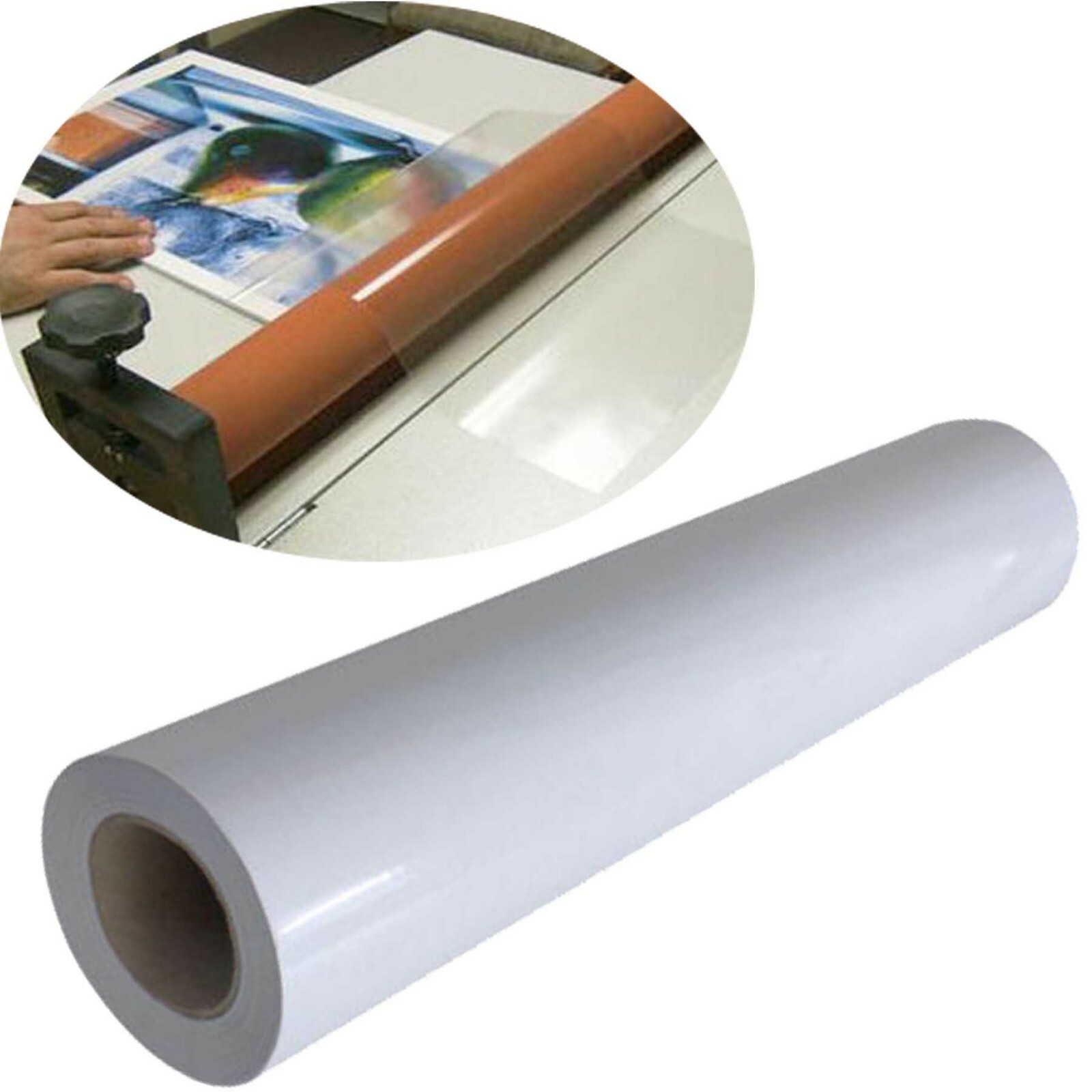 54″x165ft,High-tack Self-adhesive Polymer Protective Clear Vinyl for Graphics