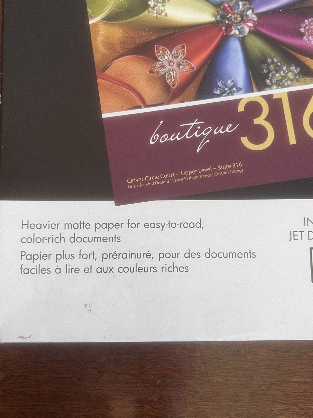 HP Inkjet Tri-Fold Brochure Paper Matte Finish 8.5″ x 11″ 100pcs New, Sealed
