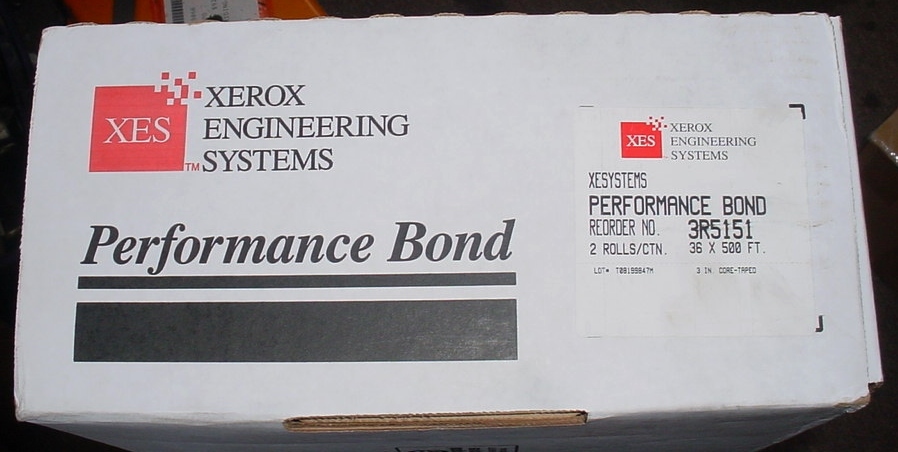 XEROX PERFORMANCE BOND 2 ROLL BOX 36″ x 500″ 3″ CORE 3R5151