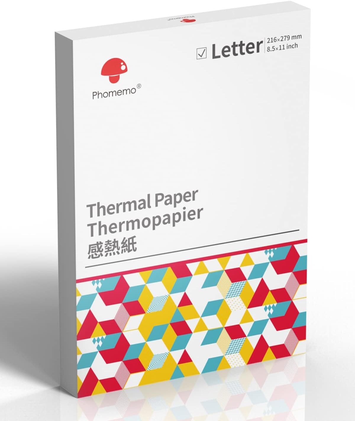 Phomemo Letter Thermal Printer Paper M08F , MT800/MT800Q 8.5″ x 11″, 200 Sheets