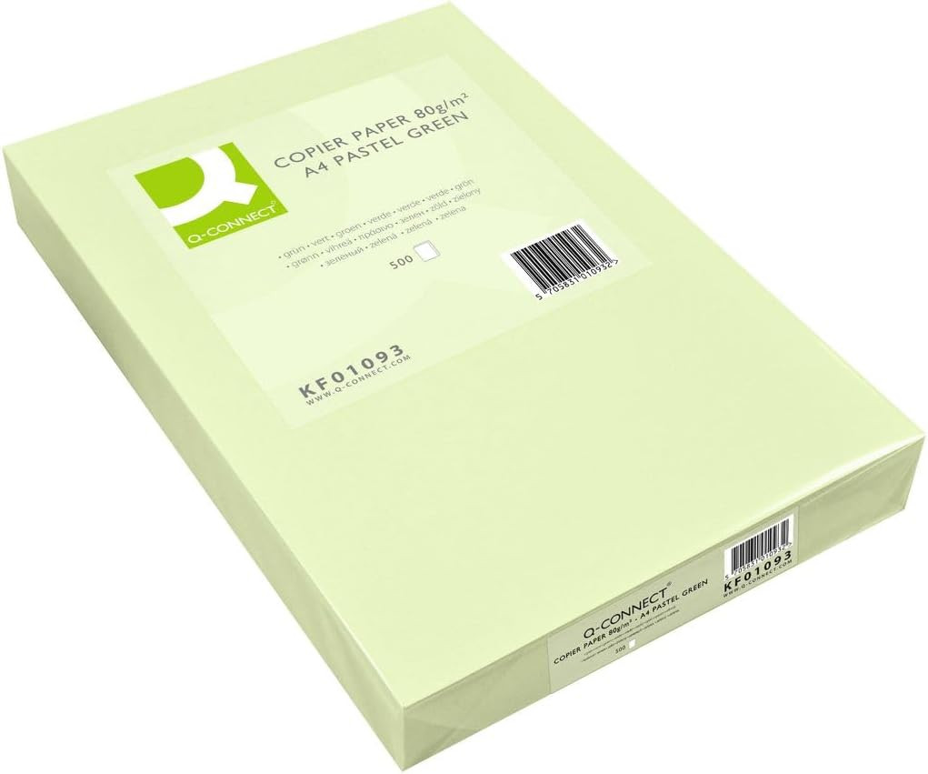 A4 80Gsm Green Ream Coloured Copier Paper