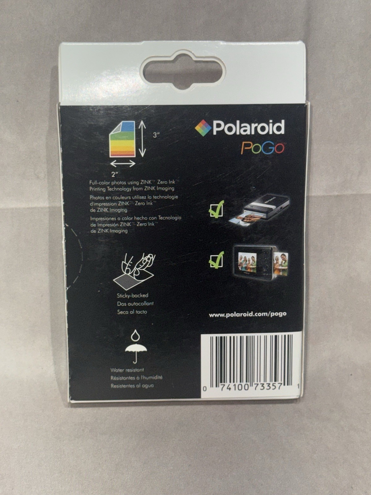 Polaroid PoGo 2X3 “ ZINK Photo Paper 30 Sheets New Sealed in Box NIB Made in USA