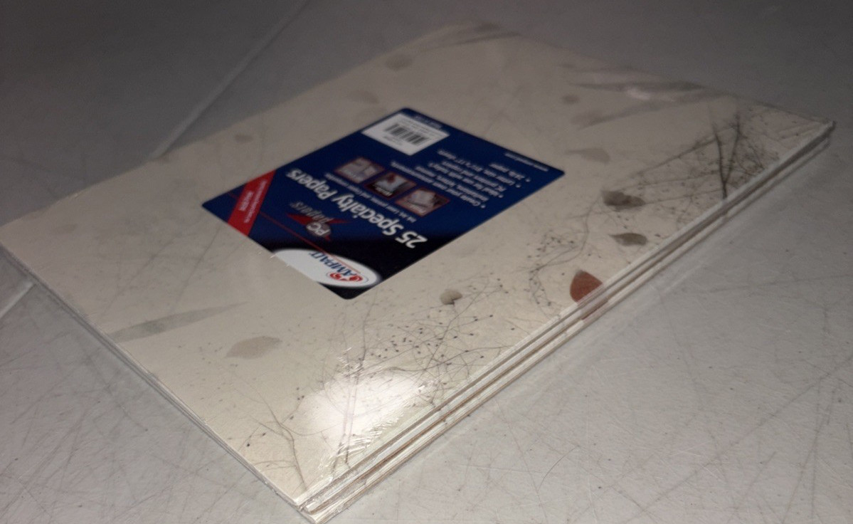3 Pkgs Ampad Specialty Paper 8 ½” x 11″ Leaves # 35546 Total 75 Sheets New