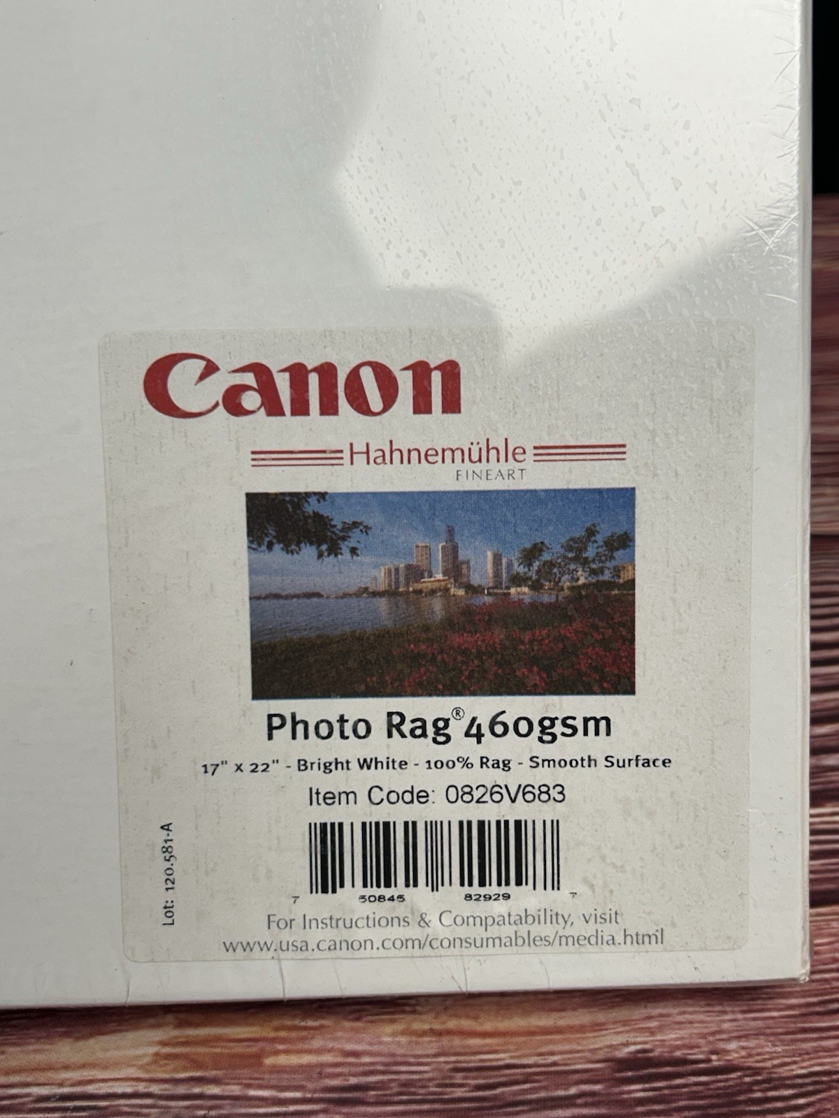 Canon Hahnemuhle Photo Rag 460gsm 17×22 20 Sheeets Sealed Fine Art Paper NOS