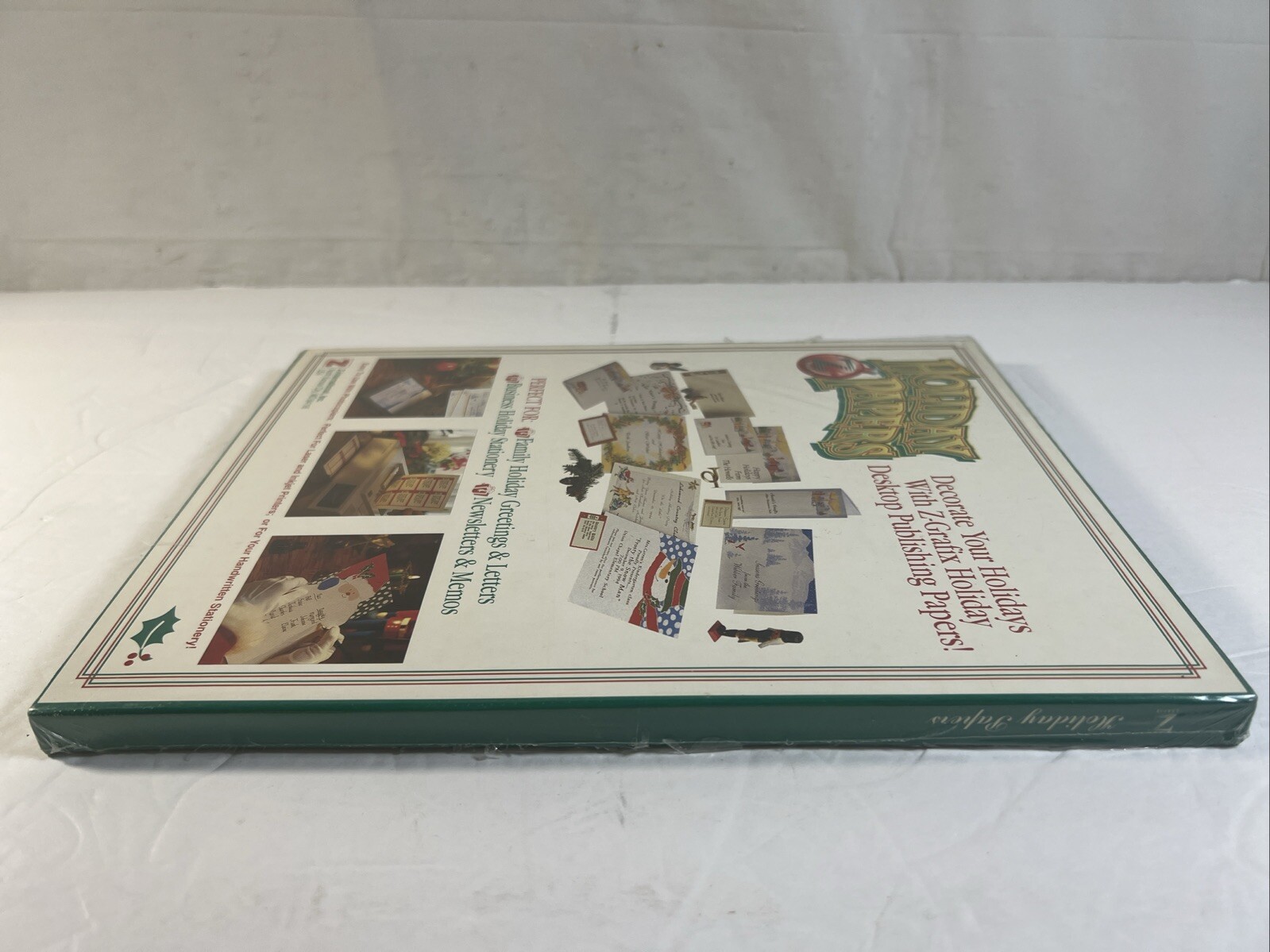 Vintage Z GRAFIX~100 Sheets of 8.5″x11″ HOLIDAY PAPERS for LASER & INJET Noel