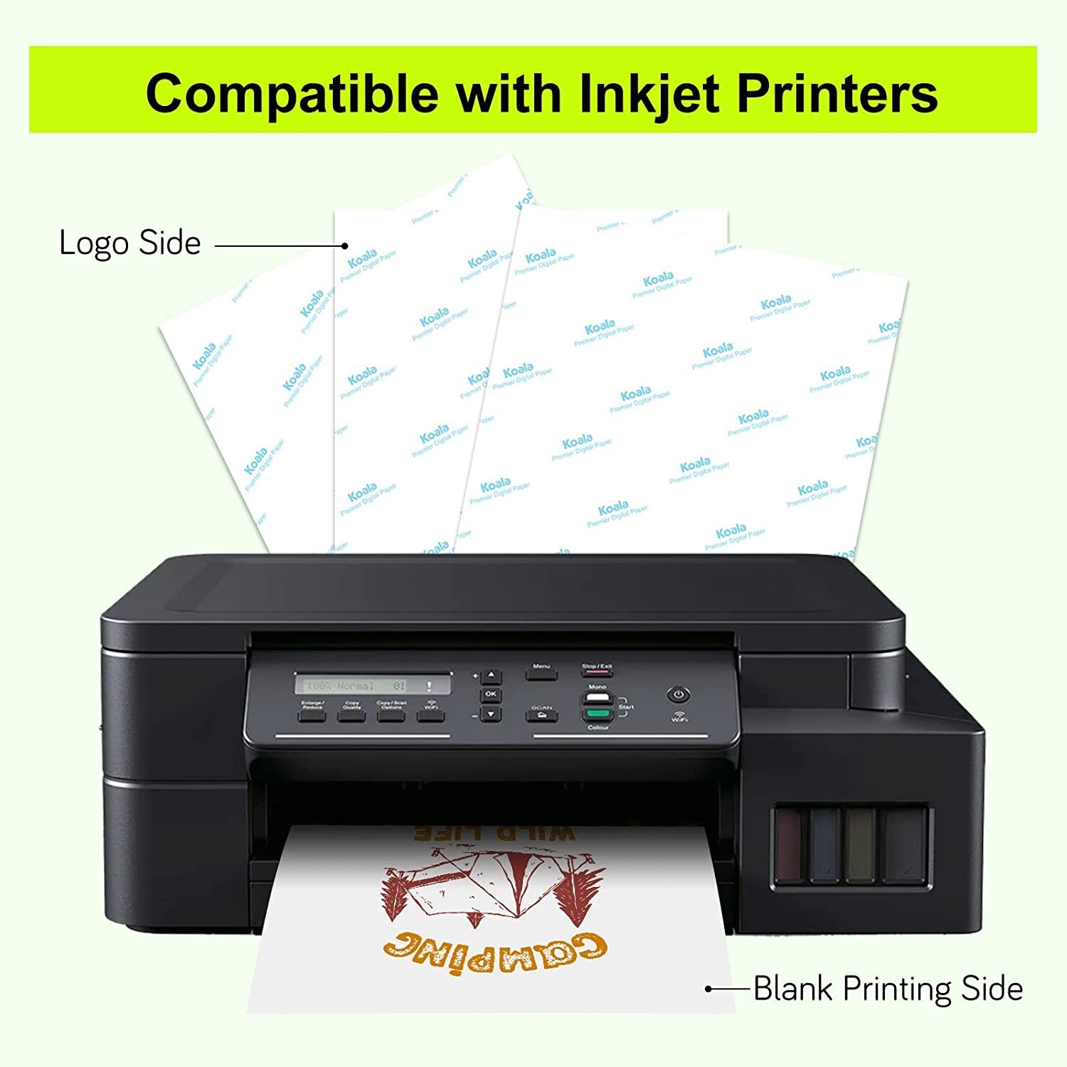 Lot Koala Iron On Heat Transfer Paper Dark / Light Printable Heat Transfer Vinyl