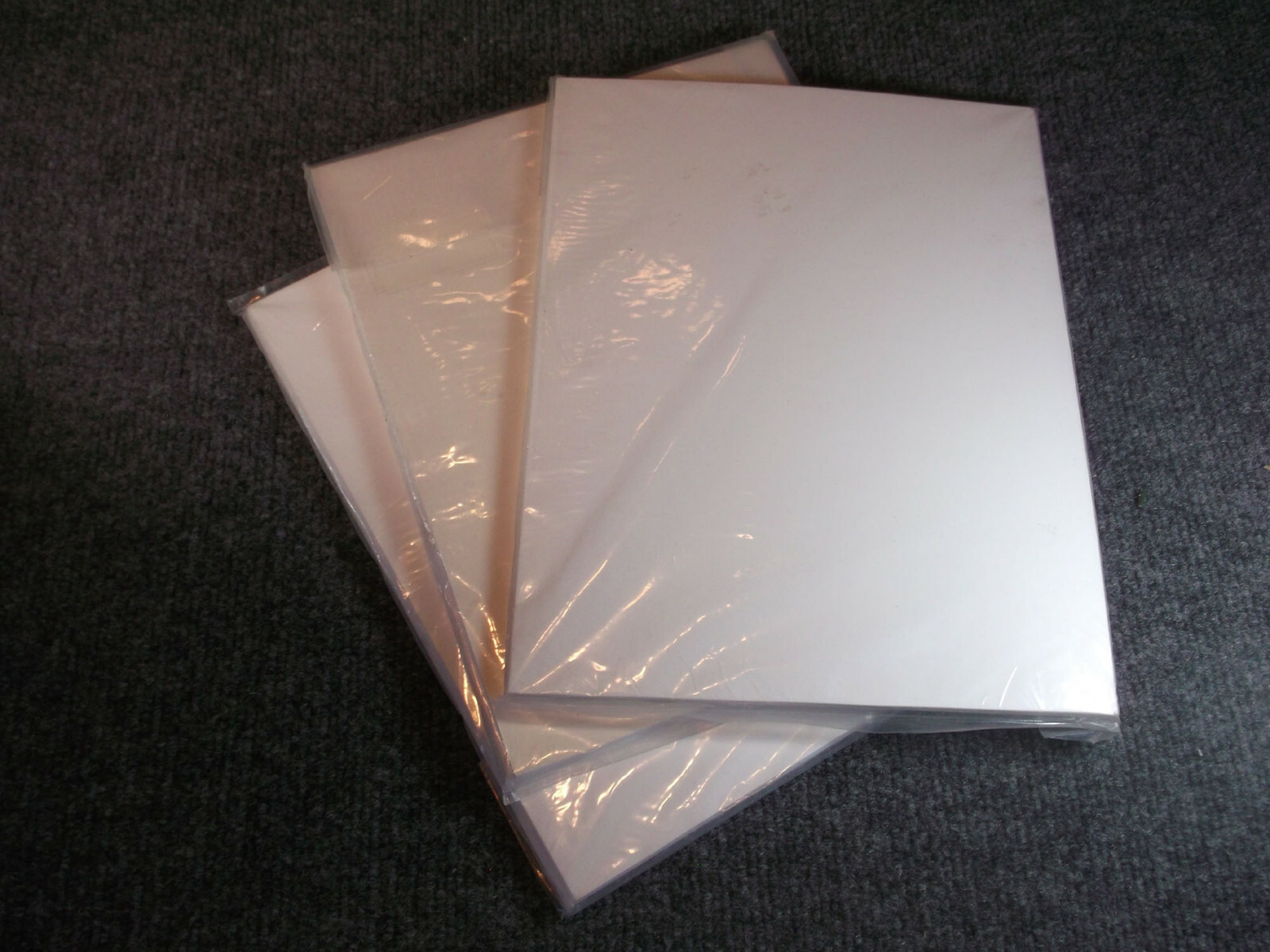 PRINTER SHEETS MATTE PLASTIC PP SELF ADHESIVE ***QTY=75 sheets***