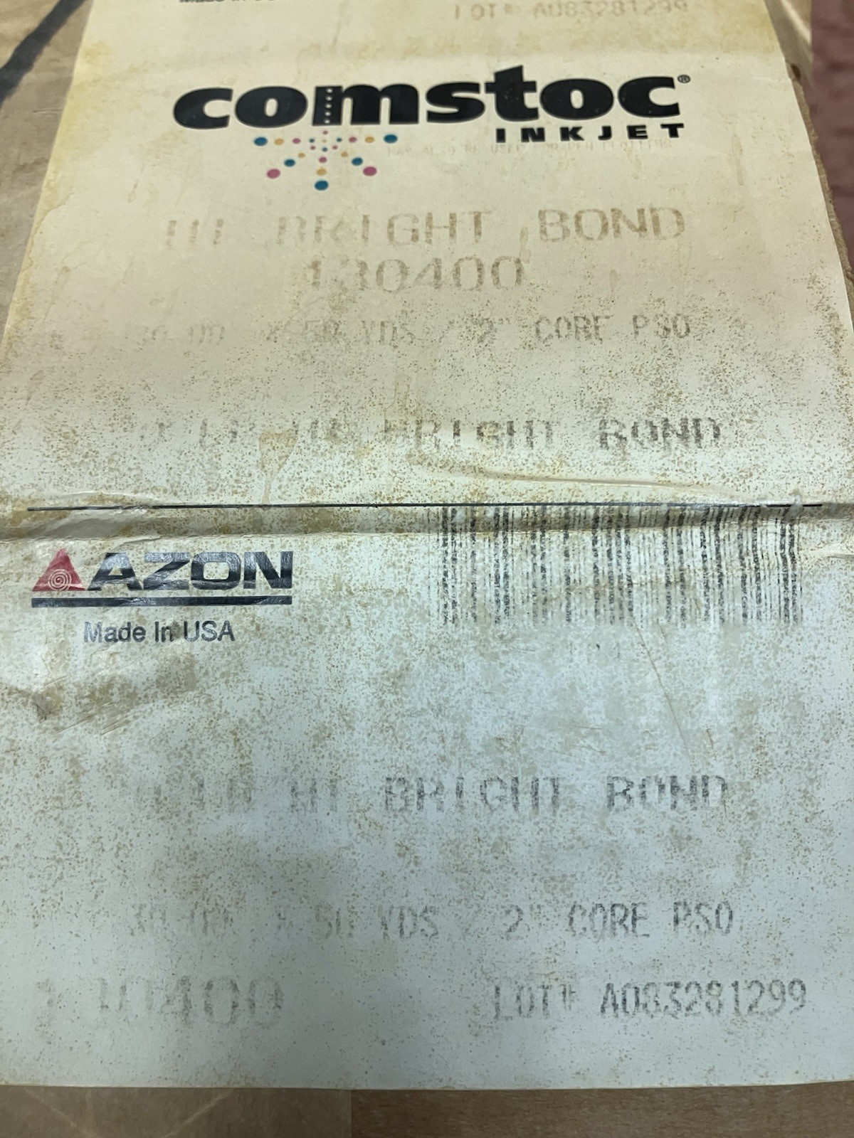 4 ROLLS BRIGHT BOND PLOTTER PAPER 30” X 150’ / COMSTOC INKJET / AZON