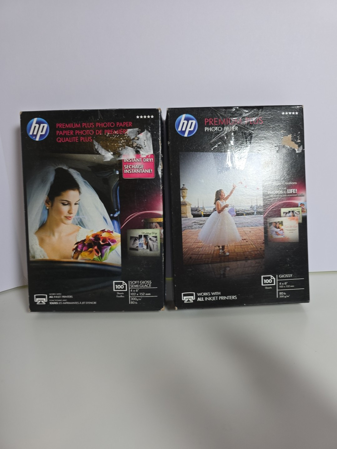 HP Premium Plus 4 x 6″ Soft Gloss And Glossy Photo Paper – 200 Sheets Total