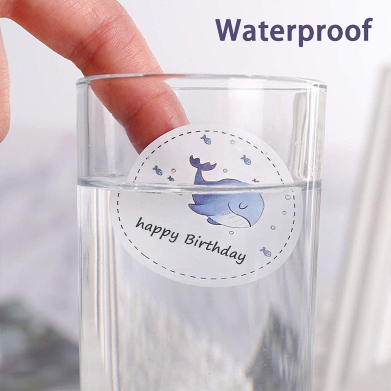 100 Sheets A 4 Printable Sticker Paper Easy to Use Waterproof Copy Paper