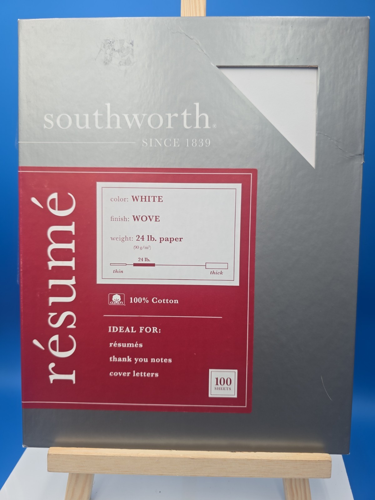 Southworth Resume Paper – 100 Sheets – 24 Lb Ivory