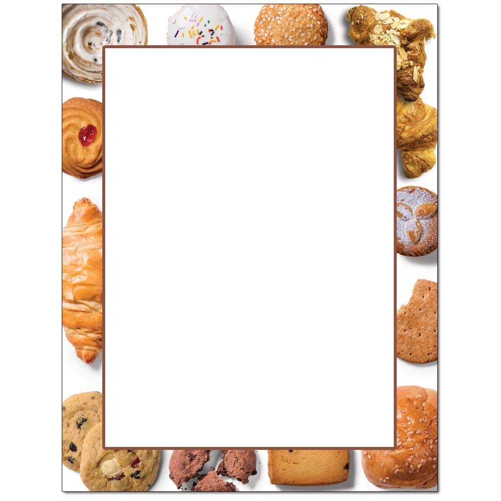 Bakery Letterhead Laser Inkjet Printer Paper Stationery 100 PCS