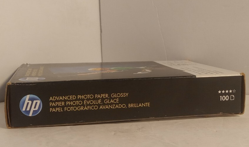 Hp Advanced Photo Paper Glossy Hewlett Packard (Q6638A) 4 x 6, 100 Sheets NEW!!!