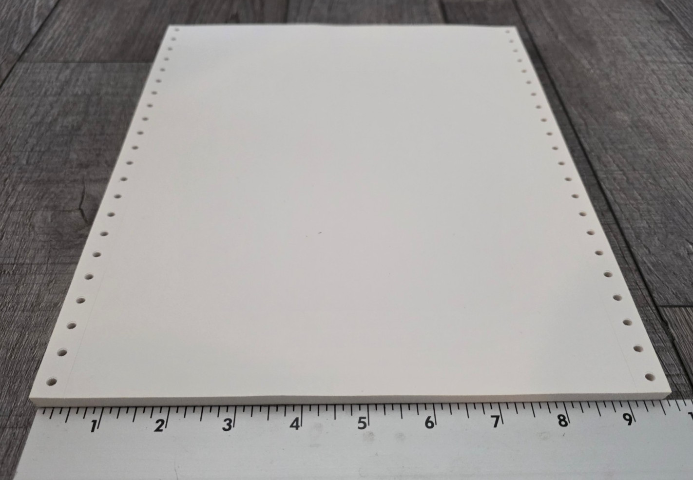 Multipart Continous Paper 9 1/2 x 11 in 100 SHEETS Tractor Feed Perforated
